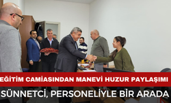 Afyon Eğitim Camiasında Kandil Güzelliği