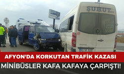 Afyon’da Korkutan Trafik Kazası