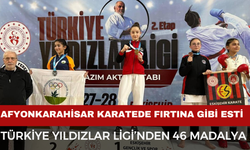 Afyonkarahisar Türkiye Yıldızlar Ligi’nden 46 Madalya