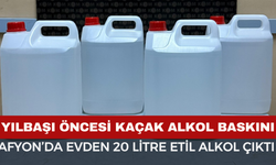 Afyon'da Yılbaşı Öncesi Kaçak Alkol Baskını!