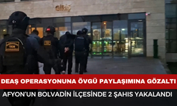 Afyon’un Bolvadin İlçesinde 2 Şahıs Yakalandı