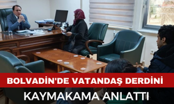 Bolvadin’de vatandaşlar sorunlarını kaymakama anlattı
