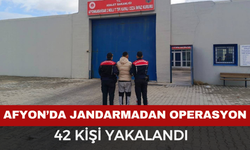Afyon’da Jandarmadan Operasyon: 42 Kişi Yakalandı