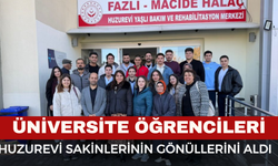 Afyon'da üniversite öğrencileri huzurevi sakinleriyle buluştu