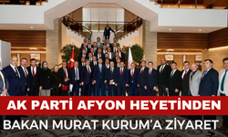 AK Parti Afyonkarahisar Heyetinden Bakan Murat Kurum’a Ziyaret