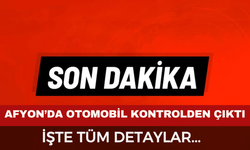 Afyon'da kaza işte detaylar