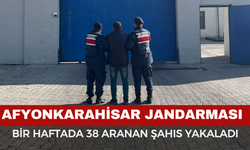 Afyonkarahisar Jandarması Bir Haftada 38 Aranan Şahıs Yakaladı