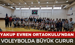 Yakup Evren Ortaokulu’ndan Voleybolda Büyük Gurur