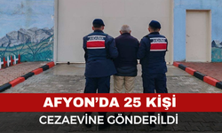 Afyonkarahisar’da Jandarma 25 kişiyi Yakalama
