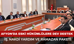 Afyon'da eski hükümlülere destek yağıyor