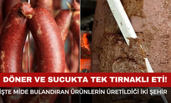 Döner ve Sucukta Tek Tırnaklı Et Skandalı! Listede Afyon Var mı?