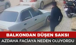 Afyon'da balkondan düşen saksı faciası