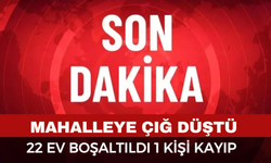 Çığ Felaketi: 1 Kişi Kayıp, 22 Ev Tahliye Edildi