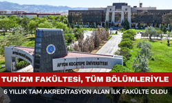 Turizm Fakültesi, Tüm Bölümleriyle 6 Yıllık Tam Akreditasyon Alan İlk Fakülte Oldu