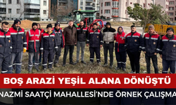 Nazmi Saatçi Mahallesi’nde Yeşillendirme Çalışması