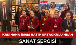 Kadınana İmam Hatip Ortaokulu’ndan Park Afyon’da Sanat Sergisi