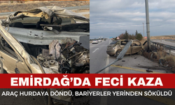 Emirdağ Çıkışında Feci Kaza