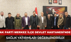AK Parti Merkez İlçe’den Başhekim Acar’a Nezaket Ziyareti