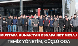 Mustafa Kunak: “Esnaf İçin Temiz Bir Sayfa Açmaya Hazırız”