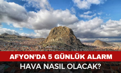 Afyon’da Bugün Hava Nasıl Olacak?