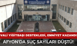 Suç Sayıları Düştü! Afyon Artık Daha Güvenli