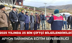 Afyon Tarımında Eğitim Seferberliği: Bir Yılda 25 Bin Çiftçiye ulaşıldı!