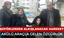 Afyon'da Şoförlerden Alkışlanacak Hareket