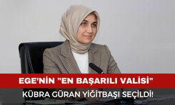 Ege’nin "En Başarılı Valisi" Kübra Güran Yiğitbaşı Seçildi!