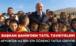Afyon’da Kaç Öğrenci Tatile Giriyor? Şahin’den Başarı Dileği