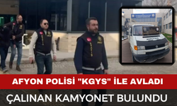 Afyon'da Çalınan Kamyonet 30 Km Ötede Bulundu