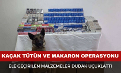 Afyon'da Kaçak Tütün ve Makaron Operasyonu