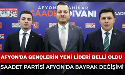 Saadet Partisi Afyon’da Bayrak Değişimi