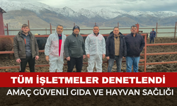 Dinar’da  Hayvan Besiciliği Yapan İşletmelere Denetim