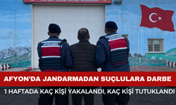 Afyon’da Jandarmadan Suçlulara Darbe