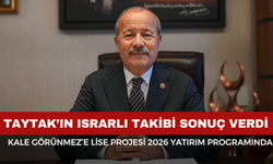 Afyon Kale Görünmez’e Lise Projesi 2026 Yatırım Programında