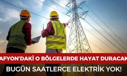 Afyon elektrik kesintisi 13 Şubat 2026: Saat saat liste açıklandı