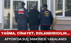 Afyon'da 46 Yıl Hapis Cezası Bulunan Suç Makinesi Yakalandı!