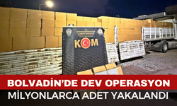 Bolvadin'de Dev Operasyon: Milyonlarca Adet Yakalandı