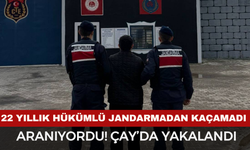 Afyonkarahisar'da kaçak hükümlü şahıs yakalandı