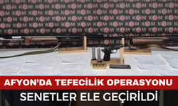 Afyonkarahisar’da Tefecilik Operasyonu Yapıldı