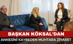 Başkan Burcu Köksal’dan Cumhuriyet Mahallesi Muhtarı Sevgi Ayar’a Ziyaret