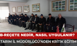Afyonkarahisar’da Çiftçilere "B-Reçete" ve Modern İlaçlama Eğitimi: Tarımda Yeni Dönem Başlıyor!