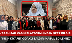 Karahisar Kadın Platformu’ndan Zeynep Akgün’e Destek: "Ayrımcı Dili Reddediyoruz!"