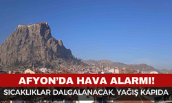 Afyonkarahisar’da Hava Alarmı! Sıcaklıklar Dalgalanacak, Yağış Kapıda
