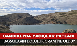 Afyonkarahisar Sandıklı'da barajlar doldu mu?