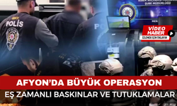 Afyonkarahisar Emniyeti’nden Büyük Operasyon: Baskınlar ve Tutuklamalar