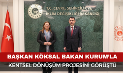 Başkan Köksal, Bakan Kurum'la Afyon'daki kentsel dönüşümü konuştu