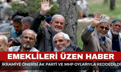 Emeklileri Üzen Gelişme: Bayram İkramiyesi Artışı Teklifi Meclis’te Reddedildi