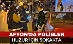 Afyon'da huzur operasyonu