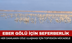 Eber Gölü için seferberlik: Her damlanın göle ulaşması için topyekûn mücadele